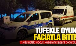 Tüfekle oyun faciayla bitti!