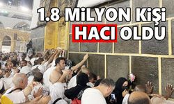 150 ülkeden 1,8 milyon kişi hacı oldu