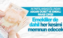 AK Partili Akbaşoğlu’ndan flaş asgari ücret ve emekli maaşı açıklaması!