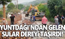 Aliağa’da dere taştı, sokaklar savaş alanına döndü