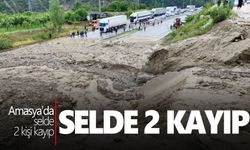 Amasya’da selde 2 kişi kayıp