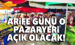 Manisalılar dikkat! Arife günü o pazaryeri açık olacak!