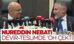 Bakanlığı devreden Nureddin Nebati canlı yayında oh çekti