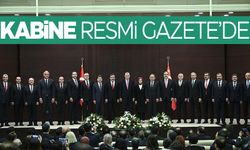 Cumhurbaşkanlığı kabinesi Resmi Gazete'de