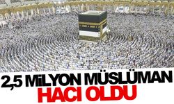 Milyonlarca Müslüman hacı oldu