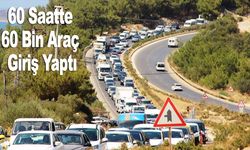 Bodrum’a 60 saatte 60 bin araç giriş yaptı