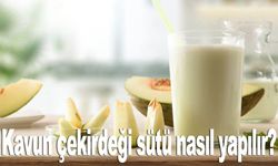 Kavun çekirdeği sütü nasıl yapılır?