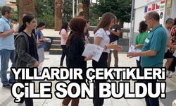 İlçede ilk kez üniversite sınavı yapıldı