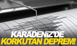 Karadeniz'de deprem