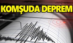 Komşuda korkutan deprem