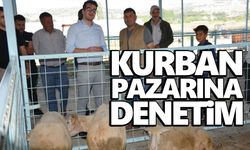 Kaymakam Okumuş'tan kurban pazarında inceleme