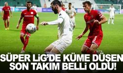 Süper Lig'de küme düşen son takım belli oldu