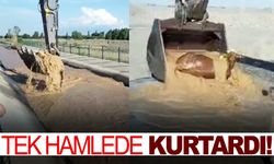 Operatörden alkışlanacak hareket... Tek hamlede kurtardı!
