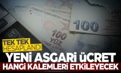 Yeni asgari ücret birçok kalemi etkileyecek