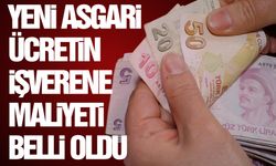 Yeni asgari ücretin işverene maliyeti belli oldu