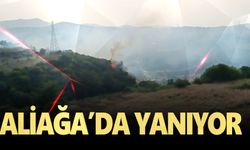 Aliağa’da yanıyor