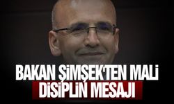 Bakan Şimşek'ten mali disiplin mesajı