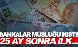 Bankalar frene bastı! 25 ay sonra ilk…