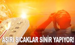 Aşırı sıcaklar sinir yapıyor!