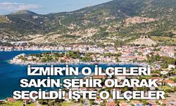 İzmir'in o ilçeleri sakin şehir olarak seçildi! İşte o ilçeler