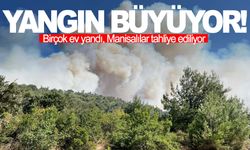 Manisa’da orman yangını büyüyor!