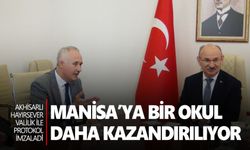 Manisa’ya bir okul daha kazandırılıyor