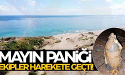 Sahilde mayın paniği