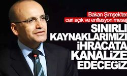 Bakan Şimşek’ten cari açık ve enflasyon mesajı