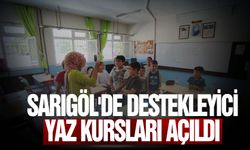 Sarıgöl'de destekleyici yaz kursları açıldı