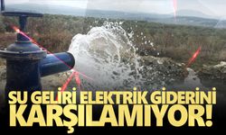 Su geliri elektrik giderini karşılamıyor!