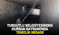 Turgutlu Belediyesinden Kurban Bayramı’nda Temizlik Mesaisi