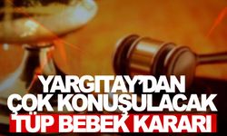 Yargıtay'dan çok konuşulacak tüp bebek kararı  