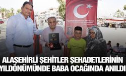 Alaşehirli şehitler şehadetlerinin yıldönümünde baba ocağında anıldı