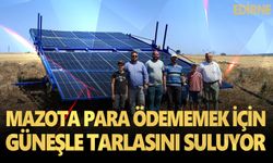 Bu çiftçi tarlasını taşınabilir güneş enerjisiyle suluyor