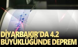 Diyarbakır’da 4.2 büyüklüğünde deprem