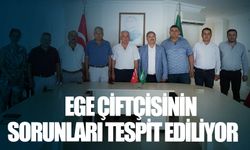 Ege çiftçisinin sorunları tespit ediliyor