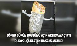 Döner dürüm kostümü açık artırmaya çıktı. Bakın ne kadara satıldı