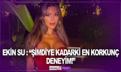 Fenomen yarışmacı Ekin Su Cülcüloğlu'nun bindiği uçağın motoru alev aldı