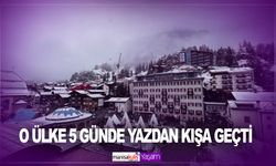 Hava sıcaklıklarında yaşanılan sert düşüş sonrası İsviçre'ye kar yağdı