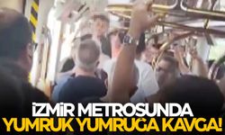 İzmir’de grev bitti… Metroda yumruklar konuştu!