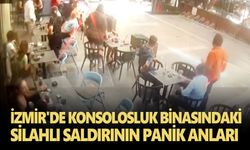 İzmir'de konsolosluk binasındaki saldırının panik anları