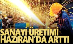 Sanayi üretimi Haziran’da arttı