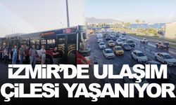 İzmir’de duraklarda ve trafikte grev yoğunluğu