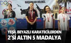 Yeşil Beyazlı Karatecilerden 5 Madalya