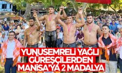 Yunusemreli yağlı güreşçiler farkını ortaya koydu