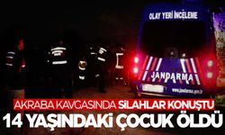 14 yaşındaki çocuk akraba kavgasında vuruldu!