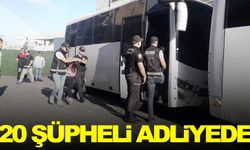 İzmir’deki çatışmada 20 şüpheli adliyede