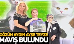 90 yaşındaki Manisalı Ayşe Teyze kaybolan kuşuna kavuştu