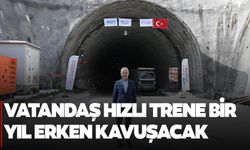 Ankara-İzmir Hızlı Tren Hattı bir yıl erken bitirilecek