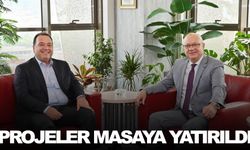 Başkanlar ilçenin projelerini masaya yatırdı